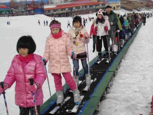 Skiing Conveyor Belts