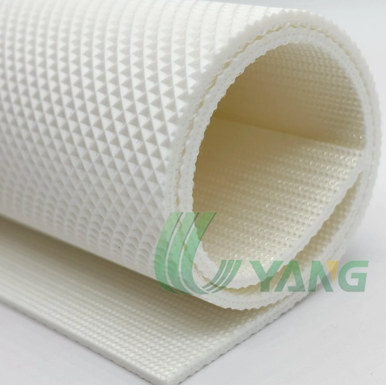 White Diamond PVC Conveyor Belt