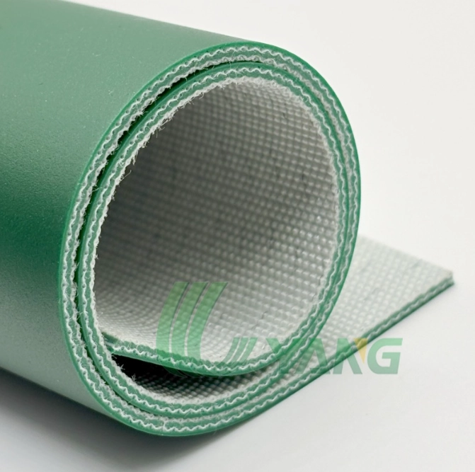 Green Matte PVC Conveyor belt