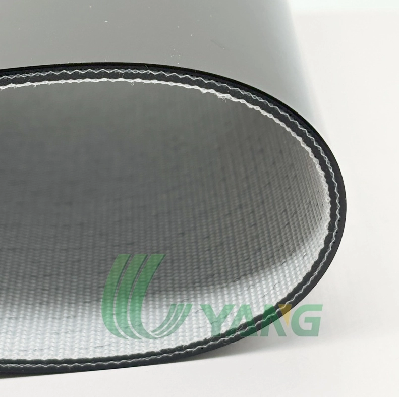 Black Smooth PVC Conveyor Belt