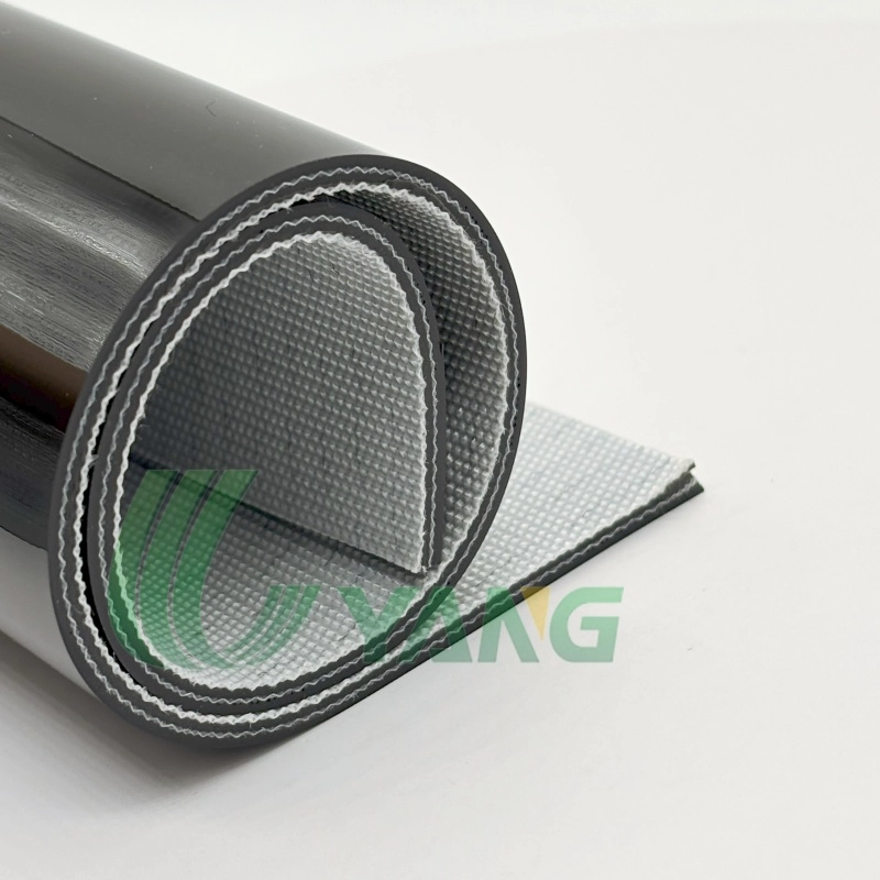 Black Smooth PVC Conveyor Belt