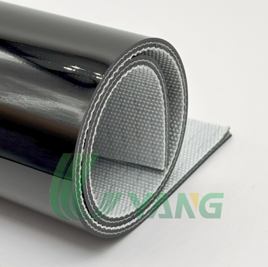 Black Smooth PVC Conveyor Belt