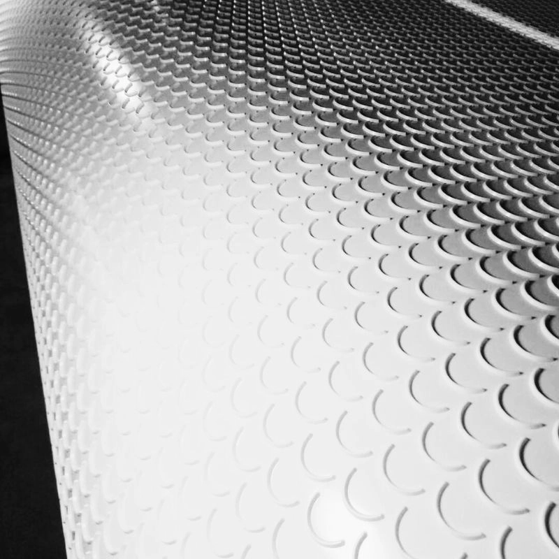 Crescent Top White PVC Conveyor Belt