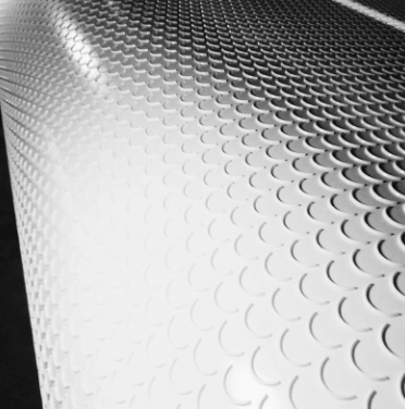 Crescent Top White PVC Conveyor Belt