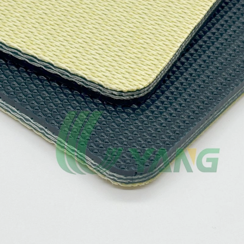 Petrol Low Grip Marble PVC Conveyor belt-UYANG BELTING