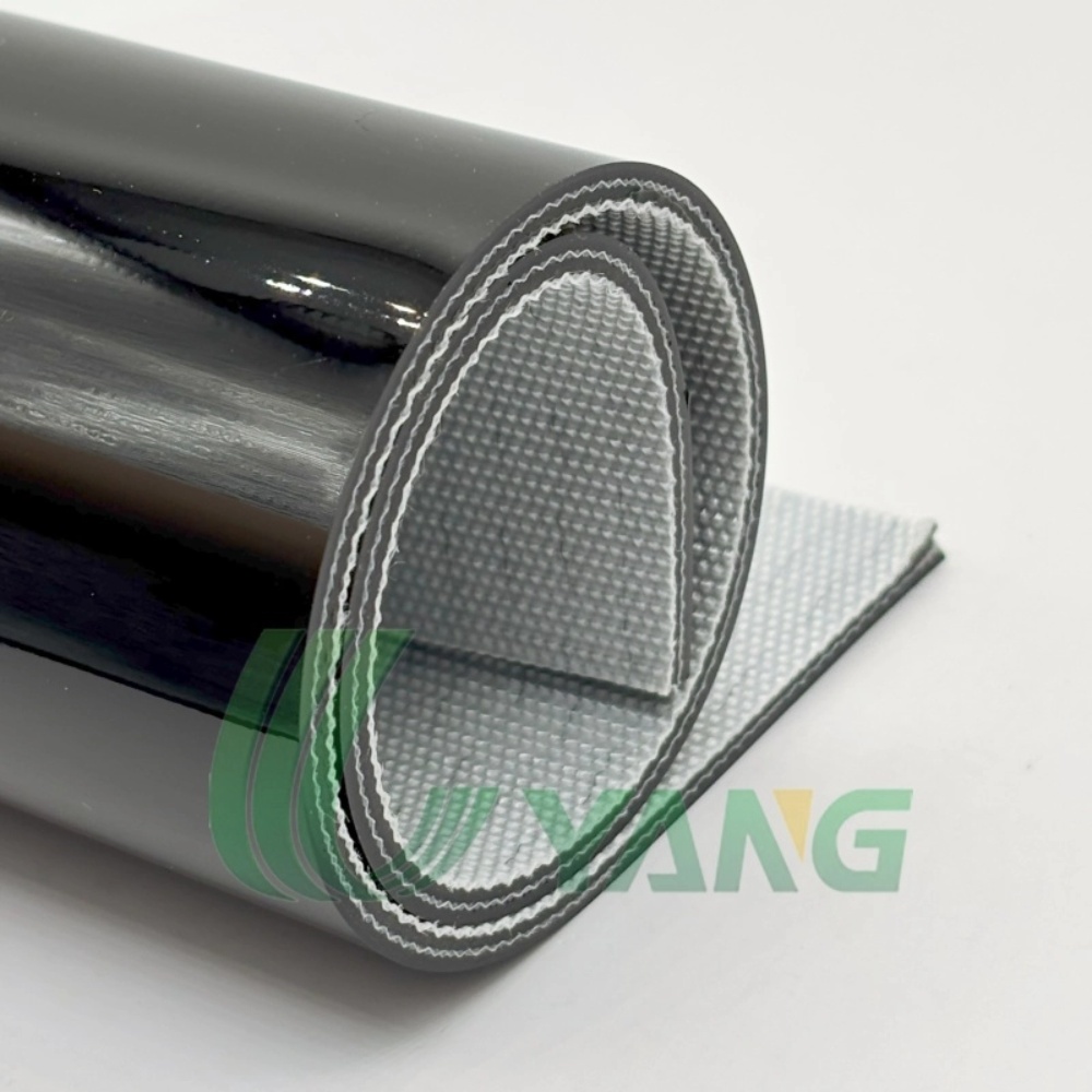 Black Smooth PVC Conveyor Belt