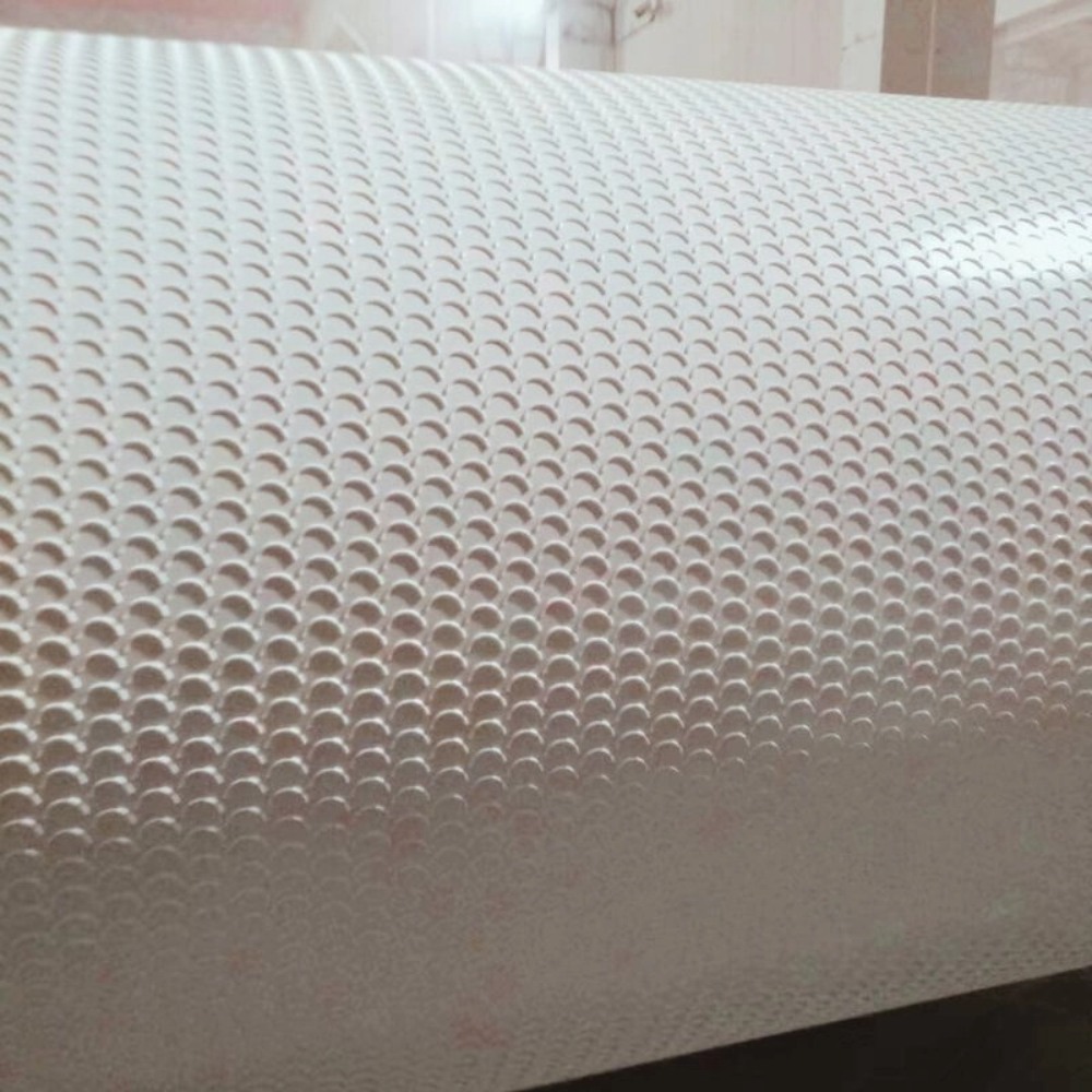 Crescent Top White PVC Conveyor Belt