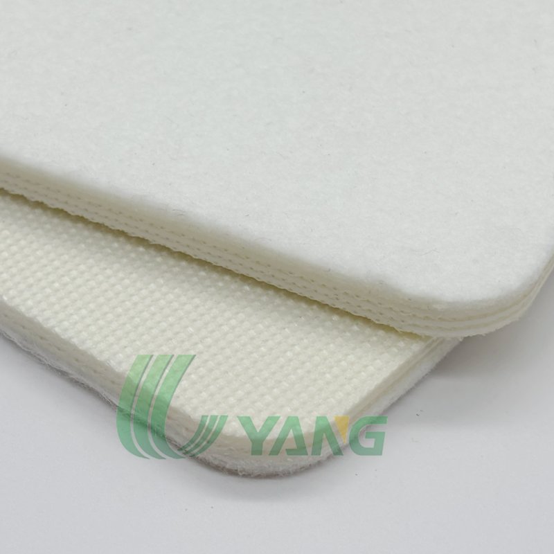 3-Ply White Felt Bakery Conveyor Belt-Soft surface