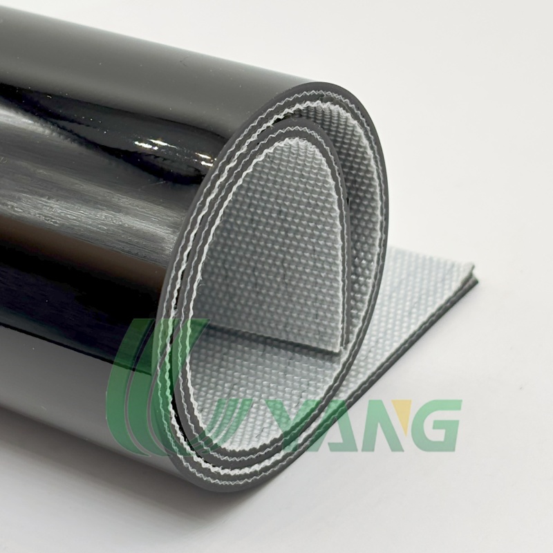 Black Smooth PVC Conveyor Belt