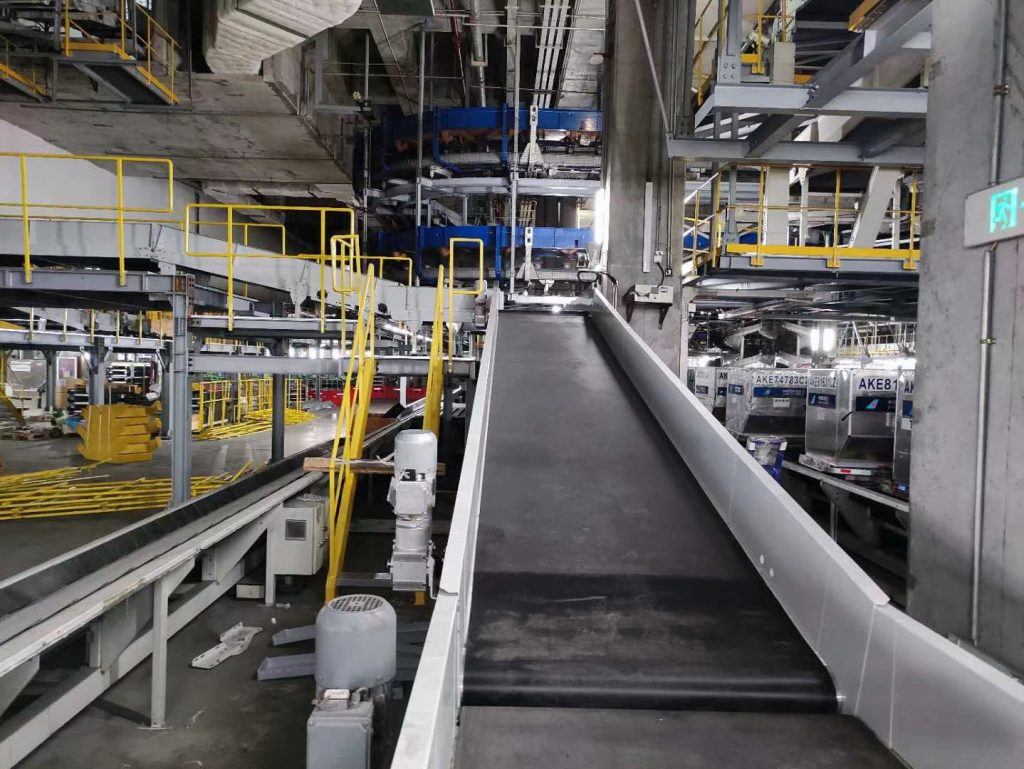 Crescent-pattern PVK Solid Woven Conveyor Belt