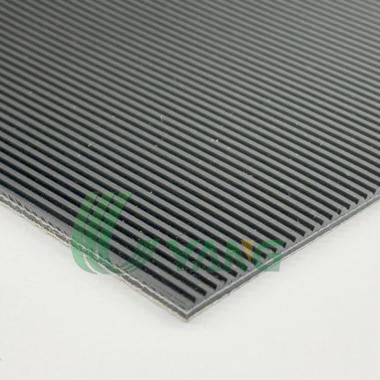 Longitudinal rib PVC belt