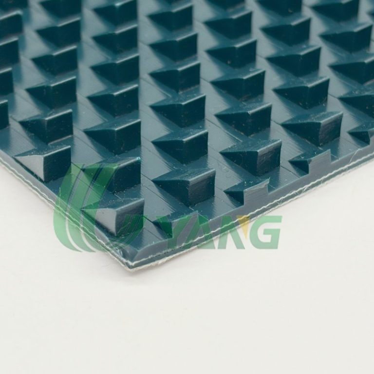 Tooth marble PVC conveyor belt