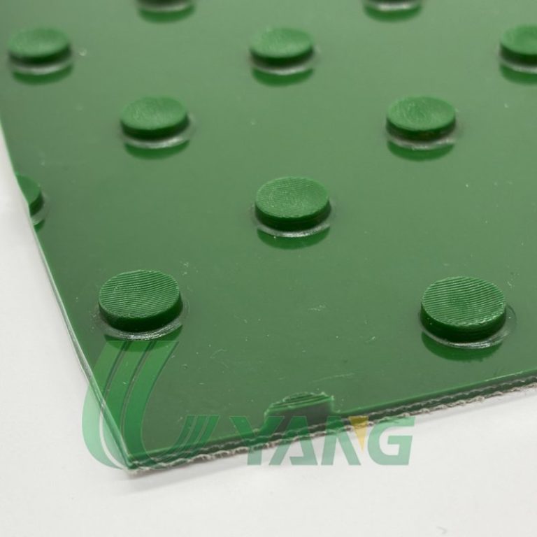 round stud pvc conveyor belt