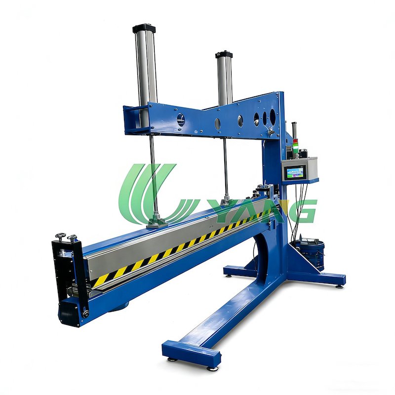 Water cooled splice press stand
