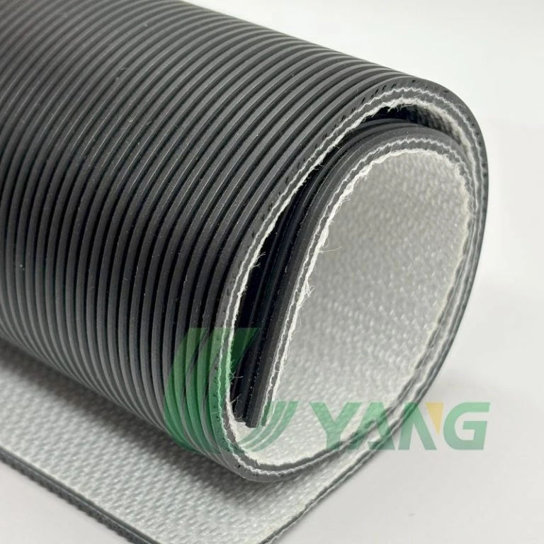 Longitudinal Rib PVC Conveyor Belt Alignment Why Rib Direction Can Turn a Straight Belt Into a Tracking Problem